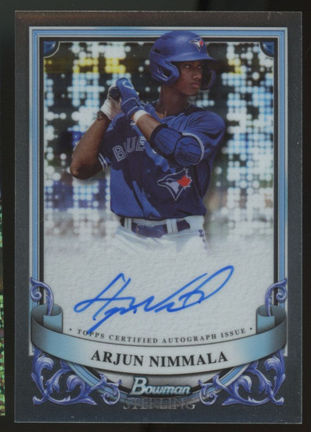 2024 Bowman Sterling Arjun Nimmala Prospect Auto #PA-AN