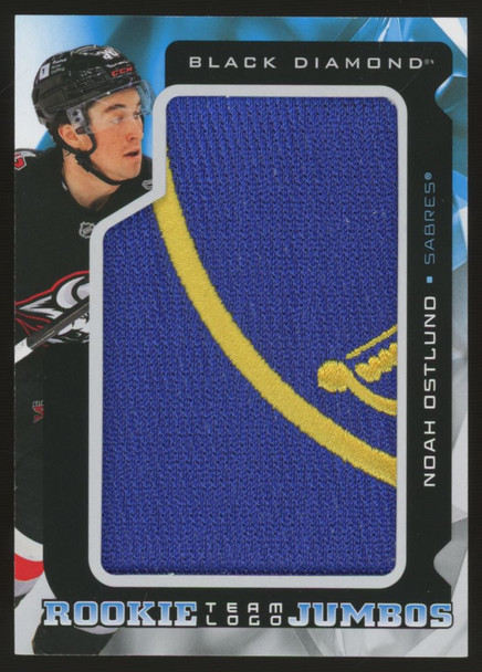 2025/26 UD Black Diamond Noah Ostlund RC Rookie Team Logo Jumbo Patch #RTL-NO