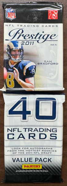 2011 Panini Prestige Football Value Pack READ