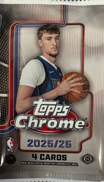2025/26 Topps Chrome Basketball Hobby Pack