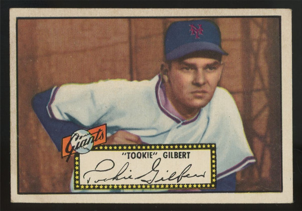 1952 Topps "Tookie" Gilbert Black Back #61 VG/EX