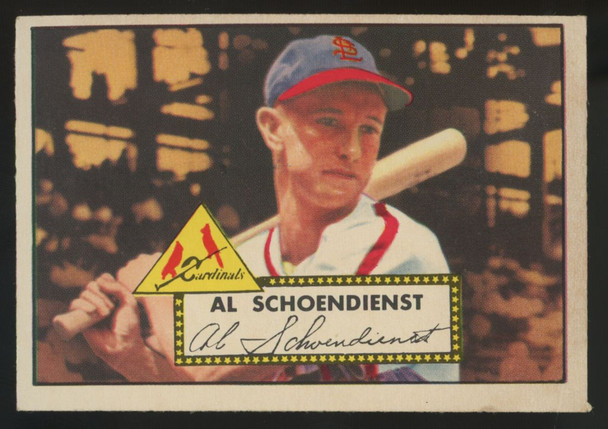 1952 Topps Al Schoendienst #91 VG/EX