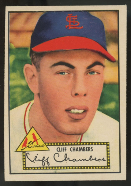 1952 Topps Cliff Chambers #68 VG/EX "A"