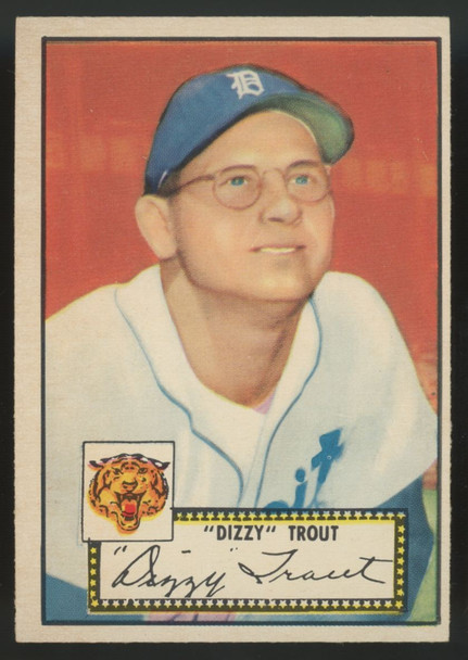 1952 Topps Paul "Dizzy" Trout #39 VG/EX "A"