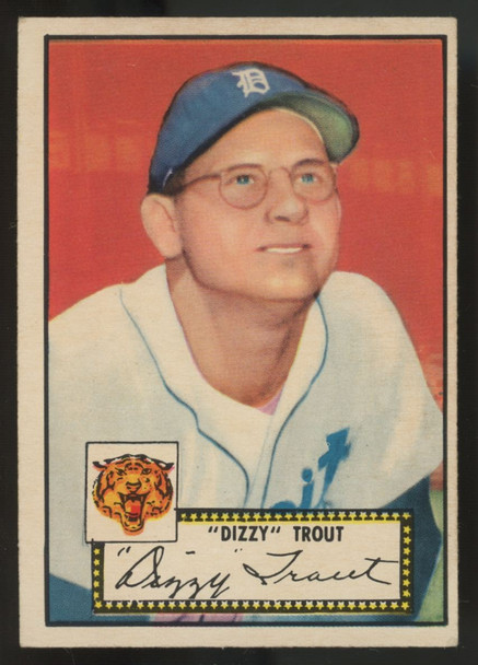 1952 Topps Paul "Dizzy" Trout #39 VG/EX