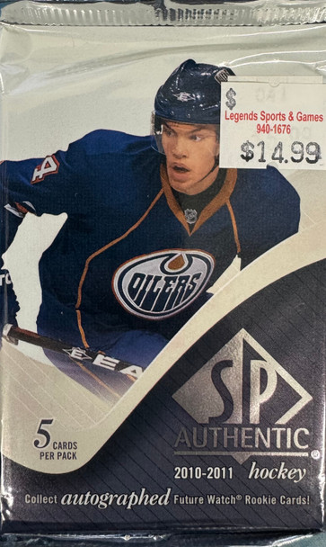 2010/11 Upper Deck SP Authentic Hockey Hobby Pack