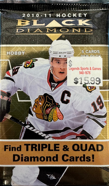 2010/11 Upper Deck Black Diamond Hockey Hobby Pack