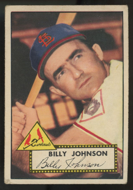 1952 Topps Billy Johnson #83 Good