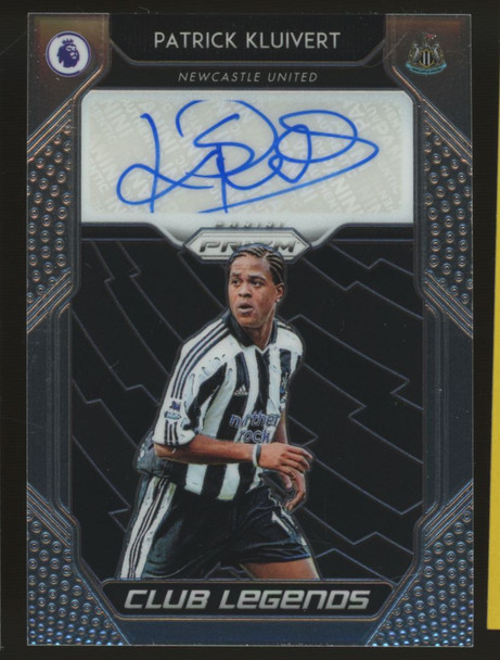 2019/20 Prizm Premier League Patrick Kluivert Club Legends Auto #CL-PK