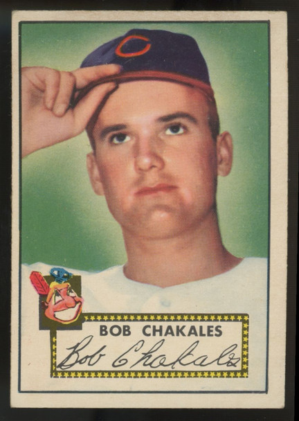 1952 Topps Bob Chakales RC #120 Good