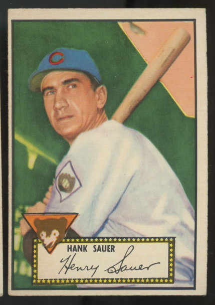 1952 Topps Hank Sauer #35 VG