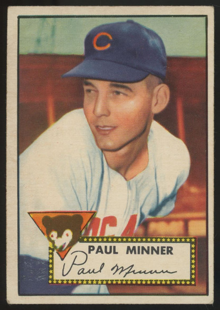 1952 Topps Paul Minner RC #127 VG/EX