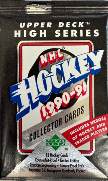 1990/91 Upper Deck Hockey High Series Wax Pack