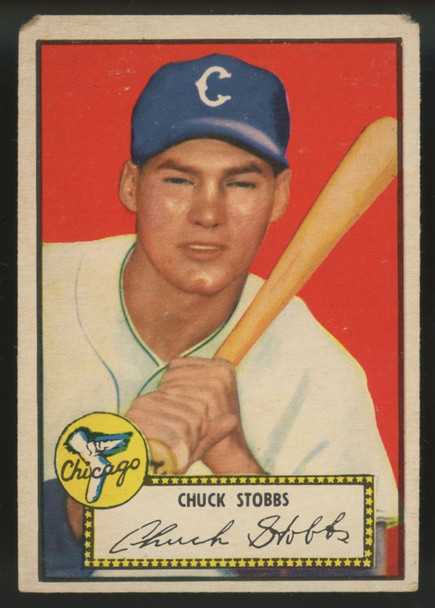 1952 Topps Chuck Stobbs RC #62 Poor