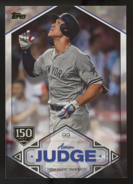 2019 Topps Series Two Aaron Judge Highlights 150th Anniversary /150 #AJ-27