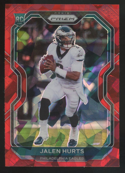 2020 Panini Prizm Jalen Hurts RC Red Ice #343
