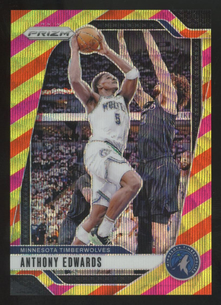 2024-25 Panini Prizm Anthony Edwards Multi Wave Prizm /88 #100