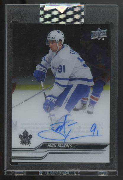 2023-24 Upper Deck Clear Cut John Tavares Auto #CC-JT