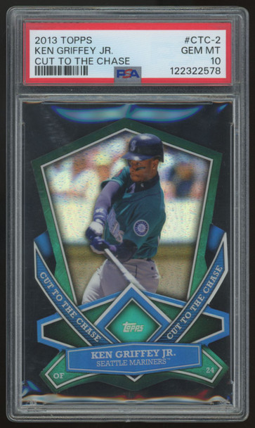 2013 Topps Ken Griffey Jr. Cut To The Chase Die-Cut #CTC-2 PSA 10