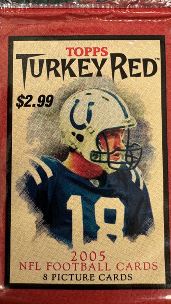 2005 Topps Turkey Red Football Retail Pack