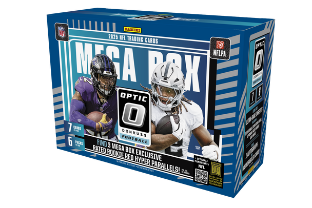2025 Panini Donruss Optic Football Hobby Mega Box (Red Hyper)