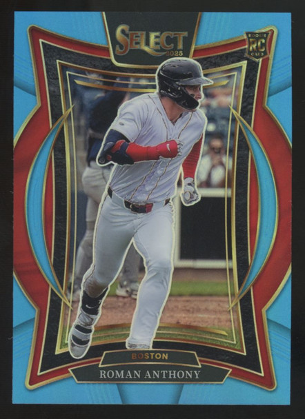 2025 Panini Select Roman Anthony RC Concourse Light Blue Prizm /199 #75