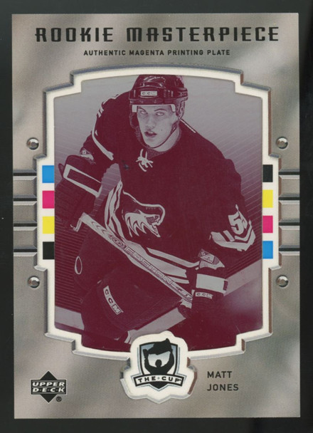 2005-06 UD The Cup Matt Jones RC Masterpiece Magenta Printing Plate 1/1 #278