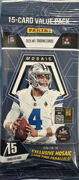 2025 Panini Mosaic Football Value Pack