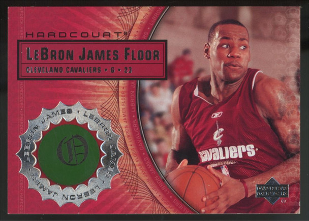 2003-04 Upper Deck Hardcourt LeBron James RC Floor Relic #LB5