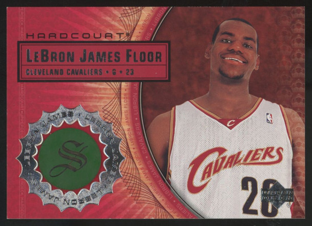 2003-04 Upper Deck Hardcourt LeBron James RC Floor Relic #LB11