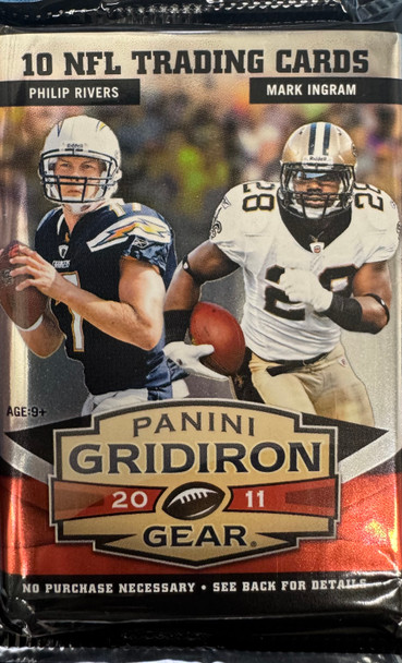 2011 Panini Gridiron Gear Football 10-Card Retail Pack