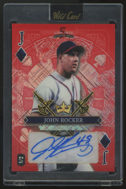 2024 Wild Card 5 Card Draw John Rocker Red Jack Of Diamonds Auto /2 #SDHD-JRA