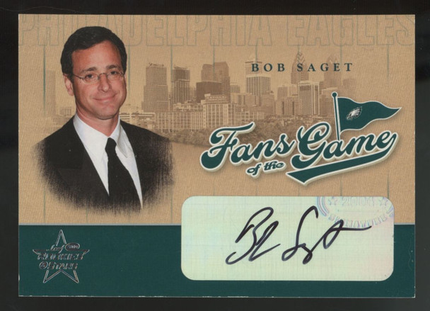 2004 Leaf Rookies & Stars Bob Saget Fans Of The Game Auto #FG-5