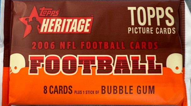2006 Topps Heritage Football Retail Pack