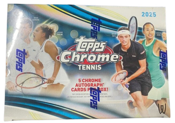 2025 Topps Chrome Tennis Breaker's Delight Box