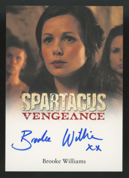2013 Rittenhouse Spartacus Vengeance Aurelia / Brooke Williams Auto
