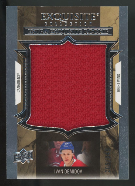 2025-26 Upper Deck Exquisite Ivan Demidov RC Extra Patch Auto RPA /349 #ECER-ID