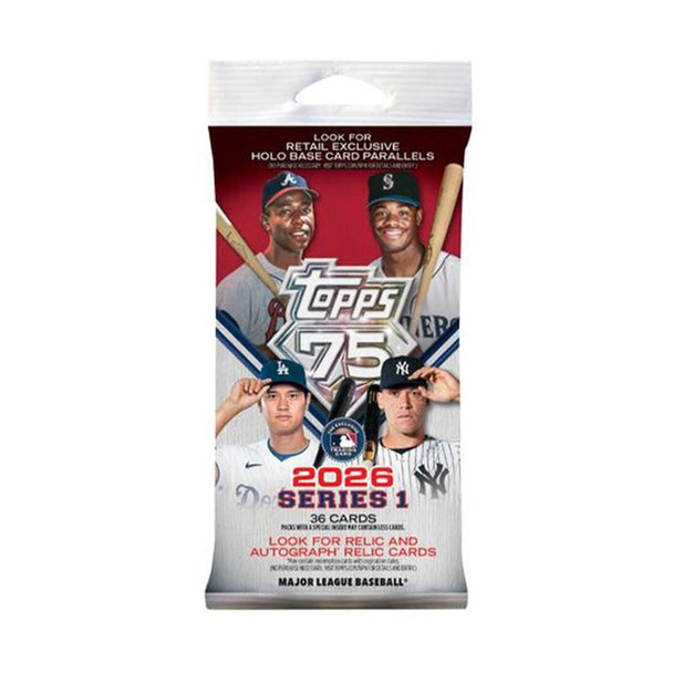 2026 Topps Series 1 Baseball Value Fat Pack