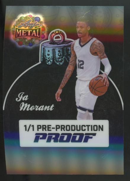 2025 Leaf Metal Happy Holiday Ja Morant Ornament Pre-Production Proof 1/1