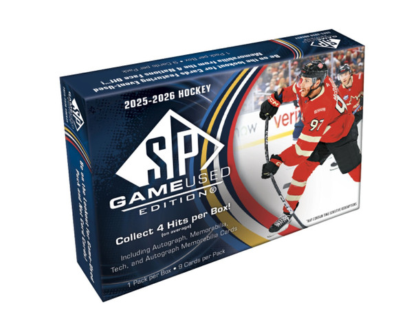 2025/26 Upper Deck SP Game Used Hockey Hobby Box