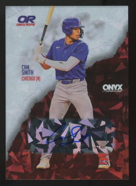 2024 Onyx Rips Cam Smith Red Ice Auto /465 #RACASM "A"