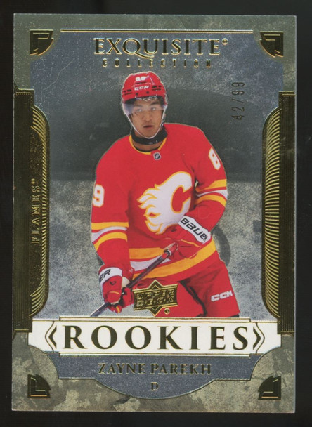 2025-26 UD Black Diamond Exquisite Zayne Parekh RC Gold /99