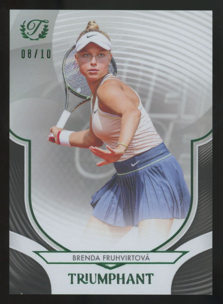 2025 Topps Triumphant Brenda Fruhvirtova Black Net Foil /10 #66