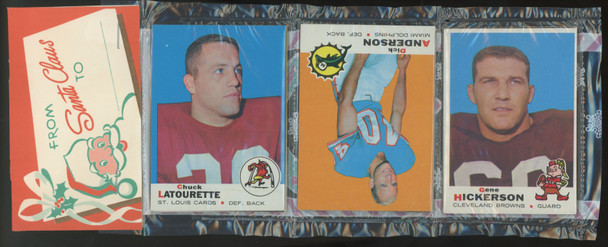 1969 Topps Football Holiday Rack Pack