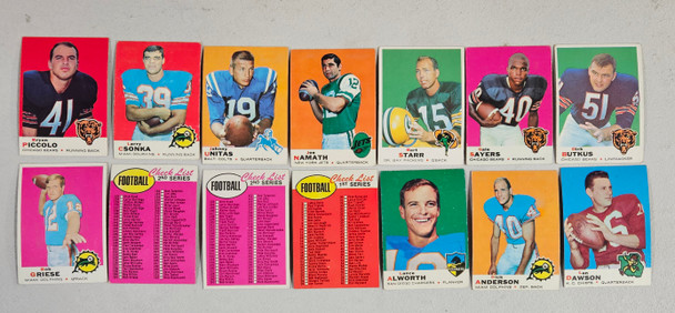 1969 Topps Football Complete Set w/ Wrapper EX-EX/MT