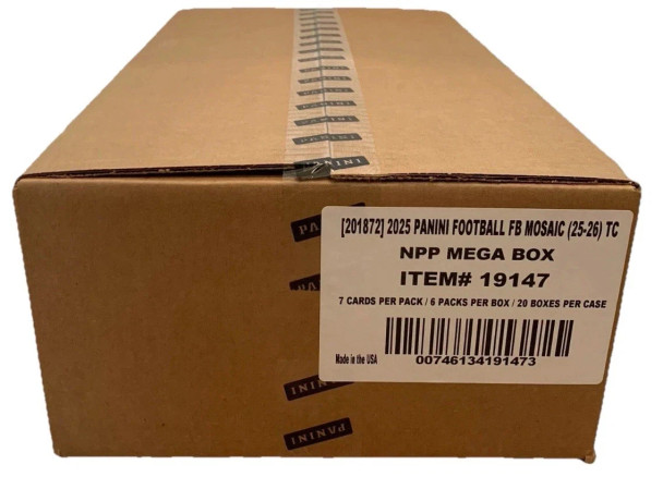 2025 Panini Mosaic Football Mega Box Case (20)