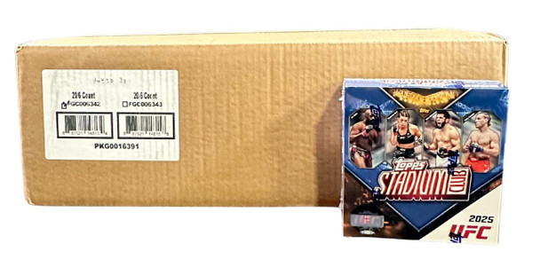 2025 Topps UFC Stadium Club Mega Box Case (20)