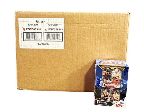 2025 Topps UFC Stadium Club Blaster Box Case (40)