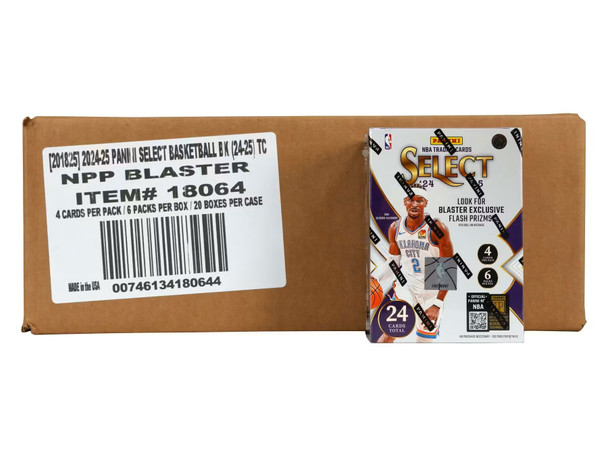 2024/25 Panini Select Basketball Blaster Case (20)