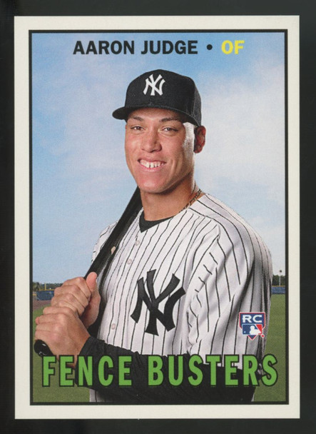 2017 Topps Aaron Judge RC 1967 Fence Busters Throwback Thursday #86
